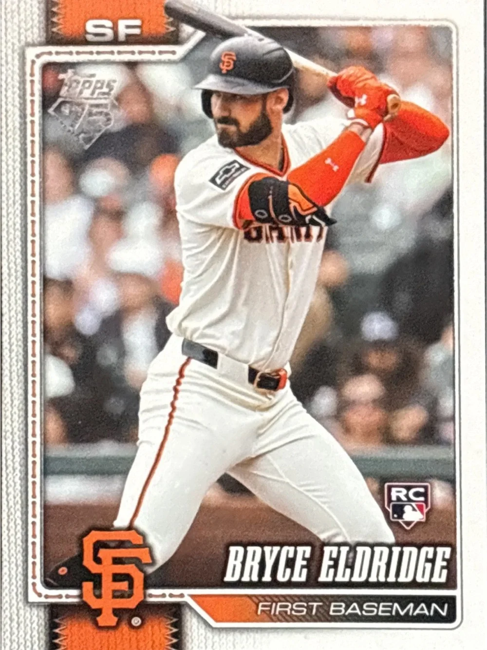 Topps Bryce Eldridge Rookie Baseball Card